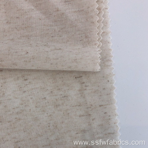 Knitted Plain Style Wholesale Linen Jersey Fabric